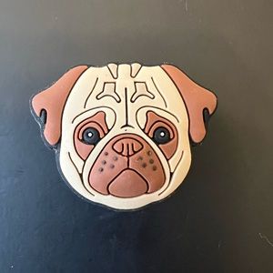 Crocs Jibbitz charm pug